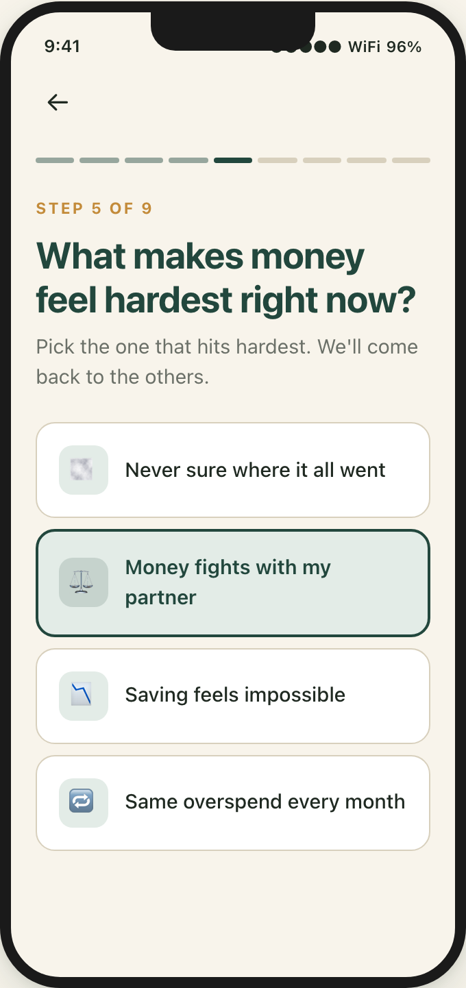 Question: ‘What makes money feel hardest?’